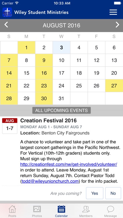 Wiley Student Ministries