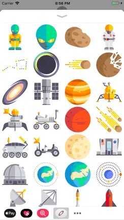 Space Stickers - iMessage iPhone image 1
