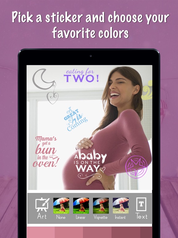 Screenshot #4 pour Baby Milestones Sticker Pics