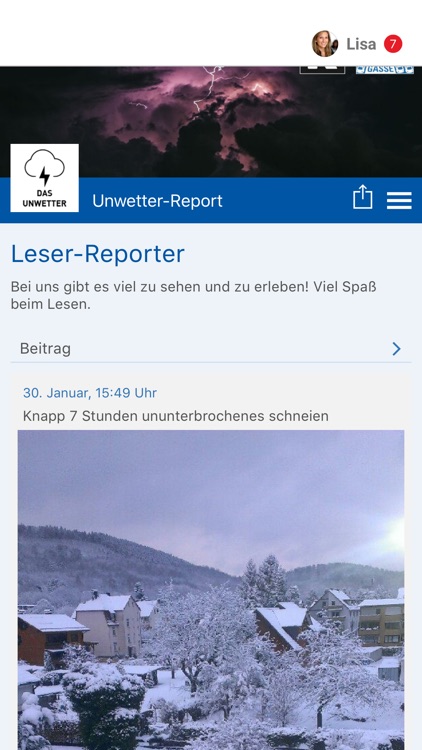 Das Hochwasser & Unwetter