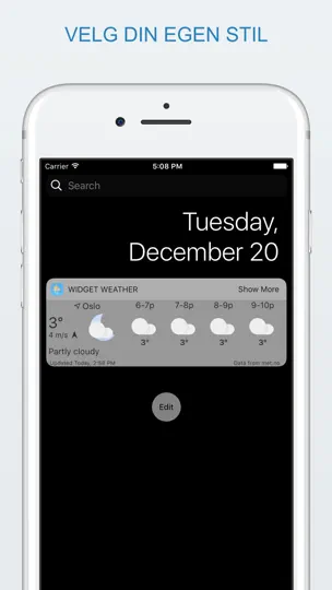 Widget Weather iPhone-skjermbilde 4