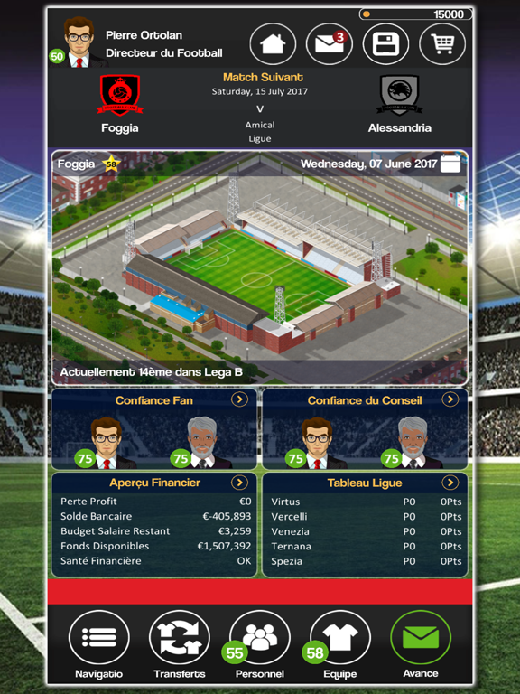Screenshot #5 pour Club Soccer Director 2018