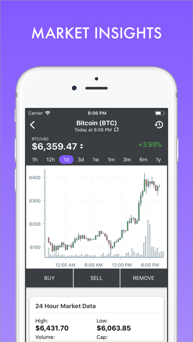 Cosmo - Crypto Portfolio iPhone screenshot