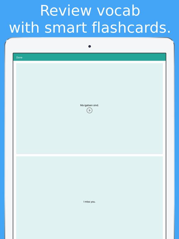 Simply Learn Estonian iPad screenshot 3 - Education app