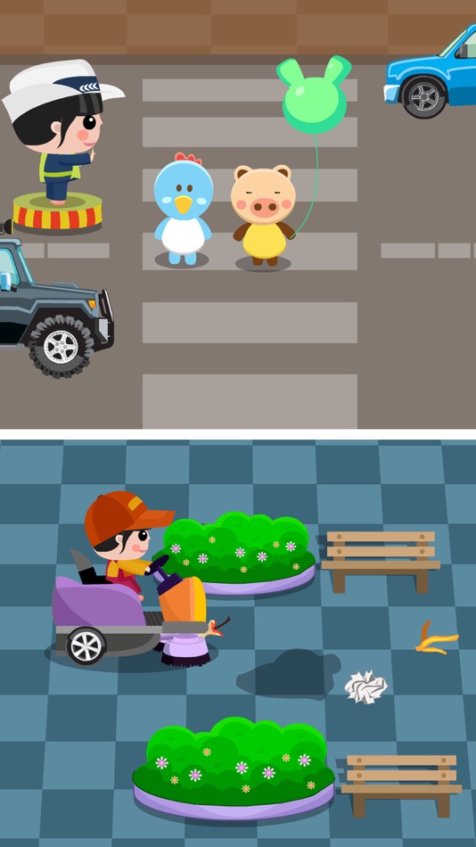 #3. 糖糖职业认知-职业体验馆模拟游戏 (iOS) By: June Larson