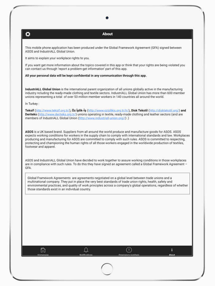 ASOS-IndustriALL İşçi Hakları