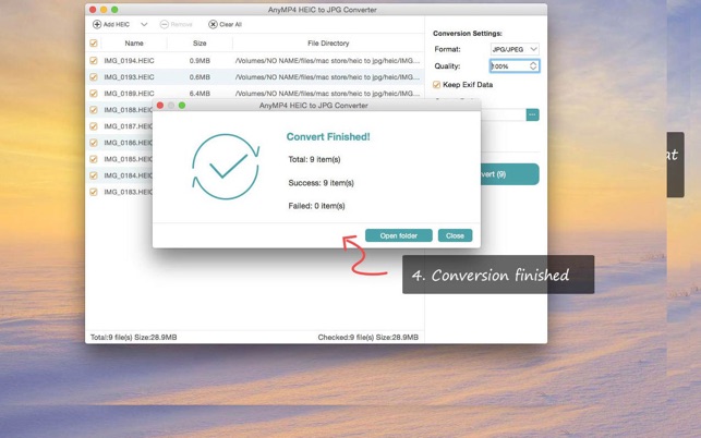 AnyMP4 HEIC到JPG格式轉換器(圖4)-速報App