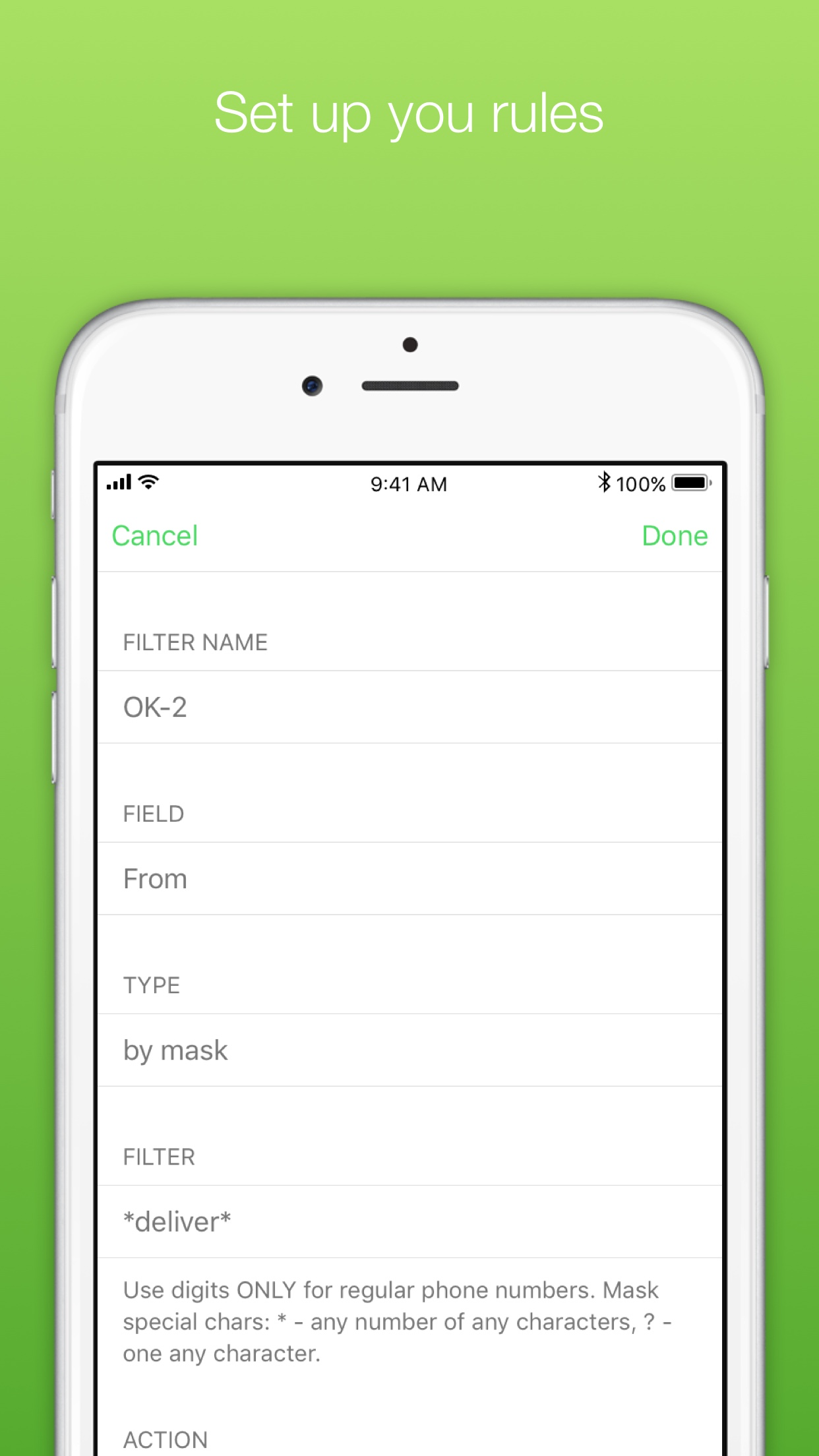 SMSGRD: SMS filter & blocker