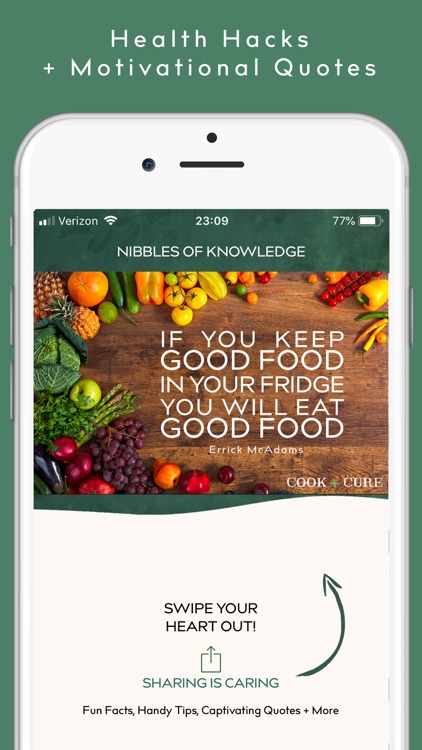 COOK + CURE | Food is Medicine screenshot-7