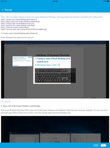 Keyboard Shortcut for Window10