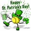 Softball St. Pat's Stickers