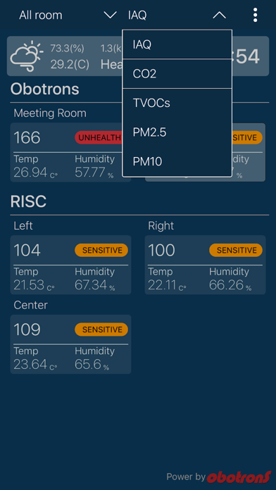 IAQ Monitor screenshot 2