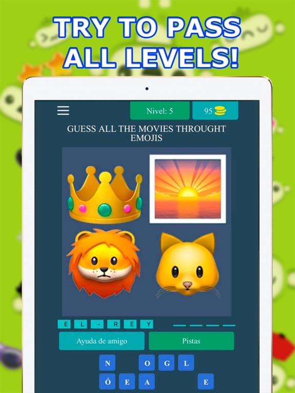 4 Emojis 1 Movie - Guess Movie iPad screenshot