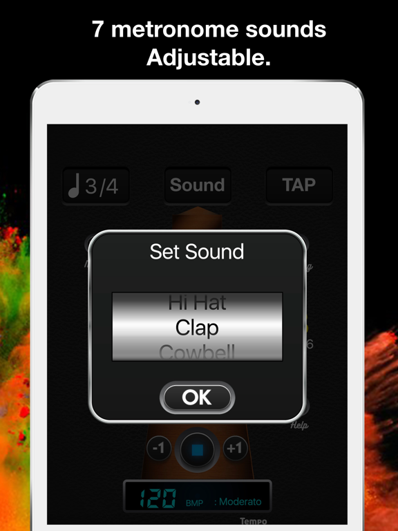 Metronome - Beats Tempo Tap iPad screenshot 6 - Music app