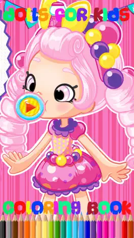 Game screenshot Dolls Cute Coloring book mod apk