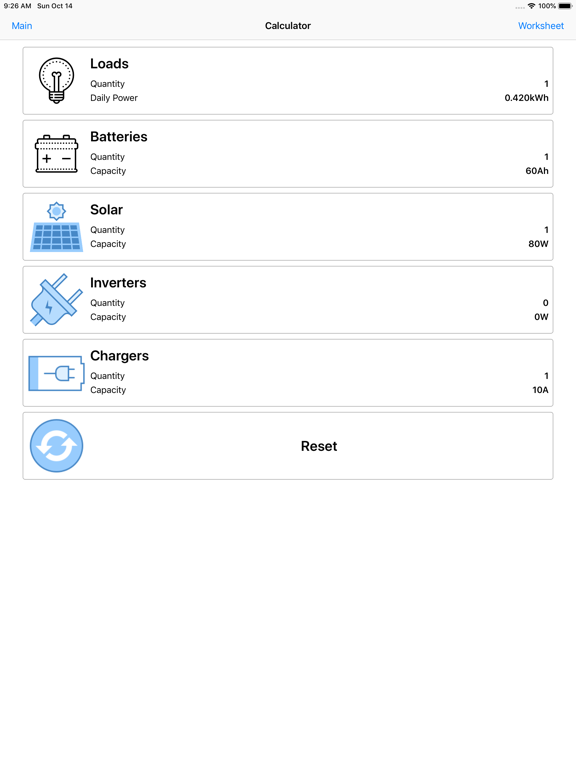 Screenshot #6 pour 4WD Solar Calculator