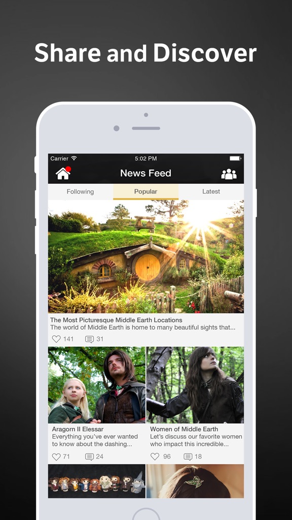 【图】Amino for 指环王社区  LoTR 论坛(截图2)