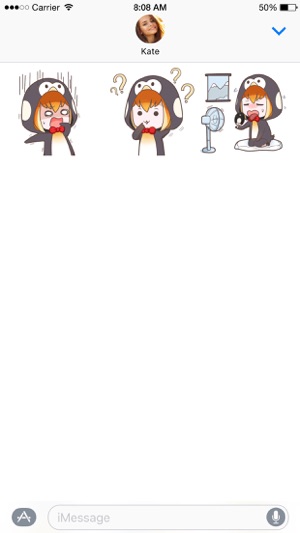 Buri the Penguin Girl stickers(圖4)-速報App