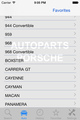 Autoparts for Porsche screenshot 2