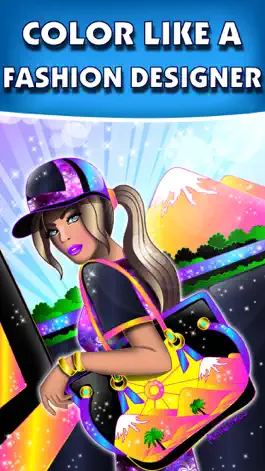 Game screenshot Fashion Adult Coloring Book mod apk