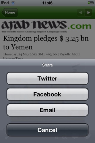 Arab News screenshot 3