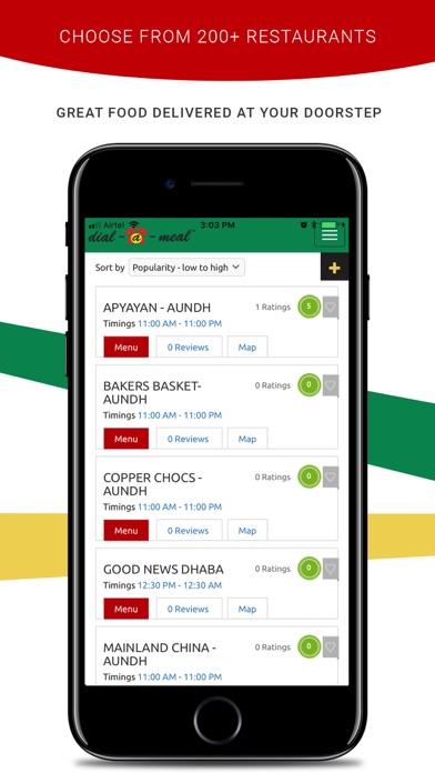 Dial-a-Meal™ User App screenshot 2