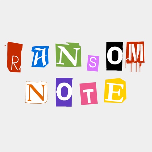 Ransom Note - Stickers for iMessage