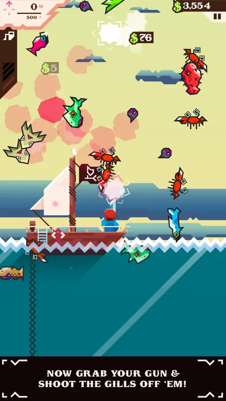 Ridiculous Fishing - A Tale of Redemption screenshot 4 of 5