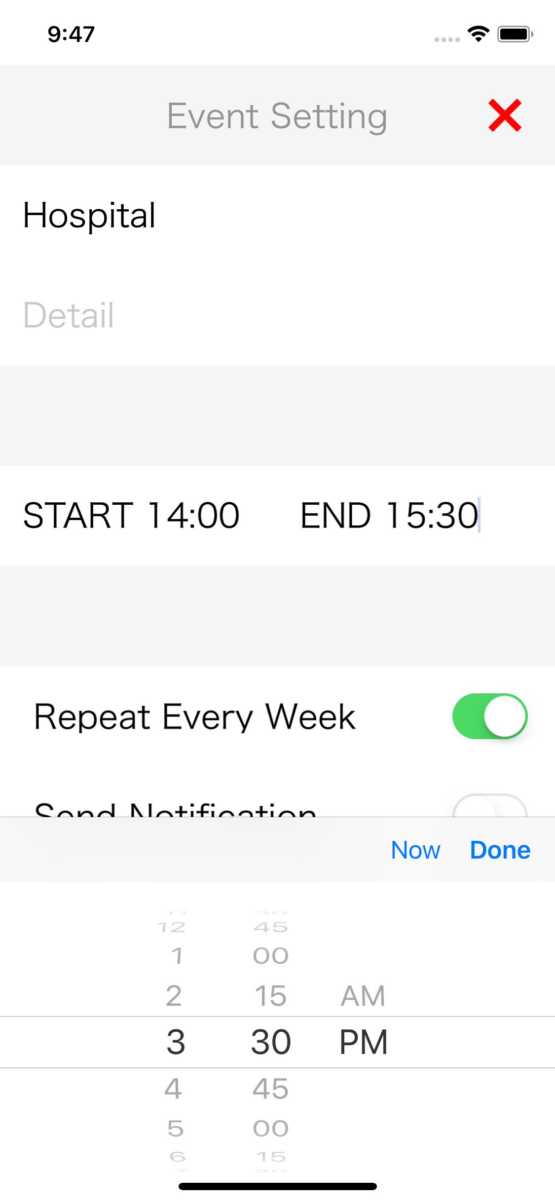 Week Scheduler screenshot 3