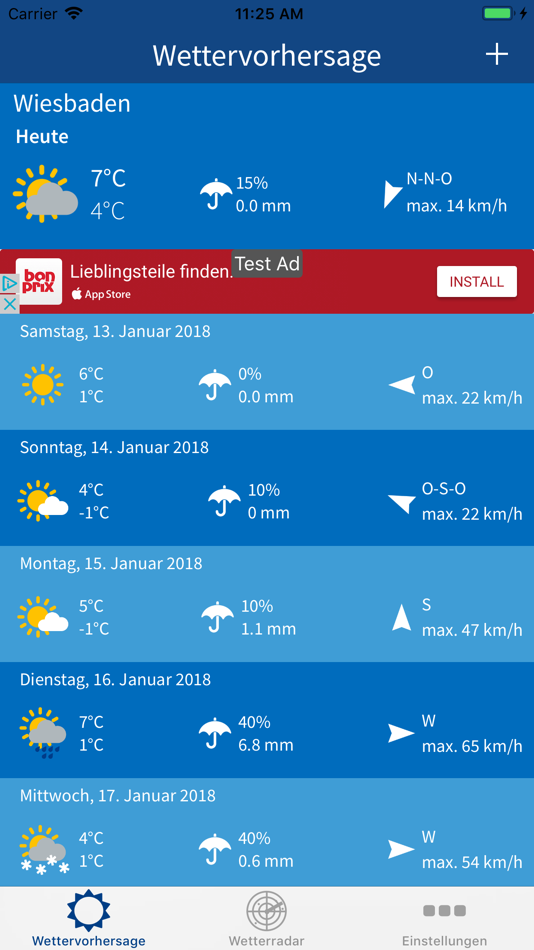 wetter.net Weather App - 1.2.5 - (iOS)