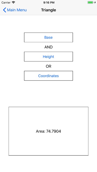 Geometric Calculator screenshot 3