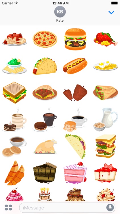 Yummy Food Stickers