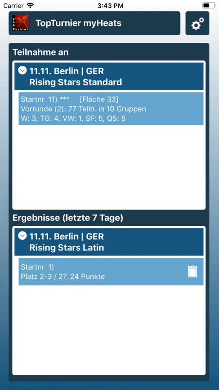 TopTurnier myHeats screenshot 2 of 3