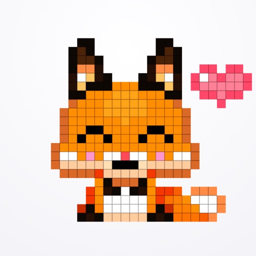 Color by number 2018 - FoxPix Icon