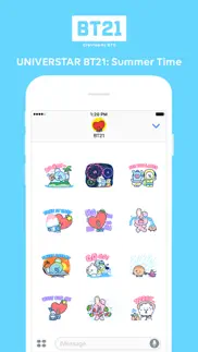 bt21: summer time iphone screenshot 2