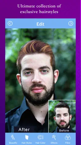Game screenshot Men Hair Style Photo editor mod apk