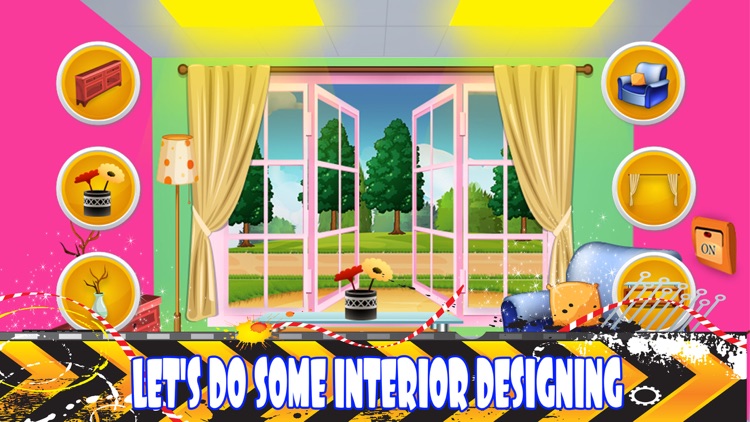 Girl Pink House Construction screenshot-4