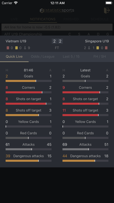 StatisticSports screenshot