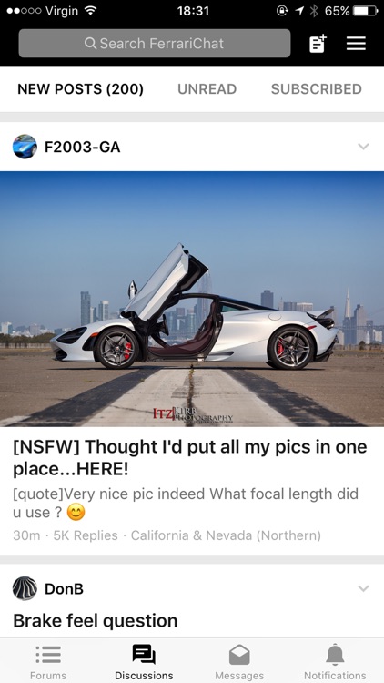 FerrariChat.com screenshot-3