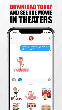 Game screenshot Daddy's Home 2 Sticker Pack hack