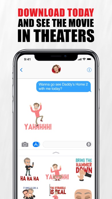 Screenshot #3 pour Daddy's Home 2 Sticker Pack