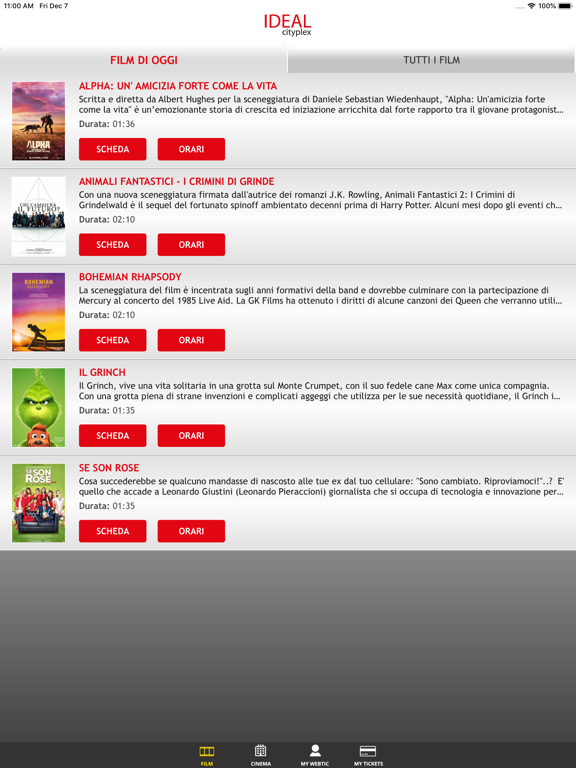 Screenshot #4 pour Webtic Ideal Cityplex Torino