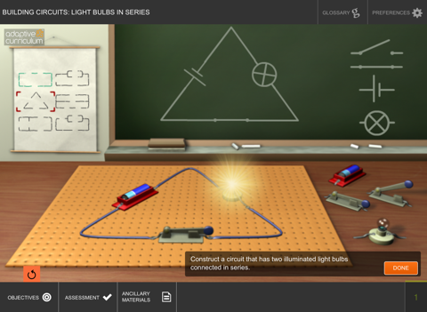 Circuit: Light Bulbs in Series screenshot 4