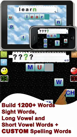 Game screenshot Build A Word Easy Spelling Long&Short Vowels,Sight mod apk