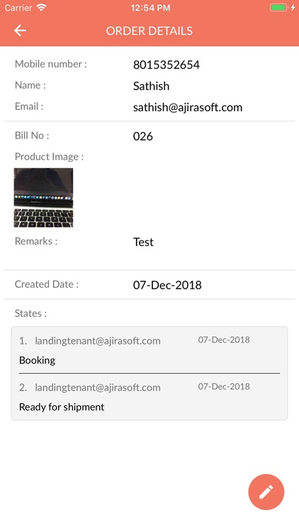 CASA Order Capture screenshot-6