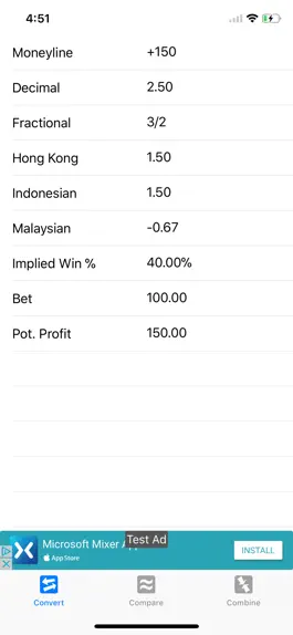 Game screenshot Sports Betting Odds Calculator mod apk