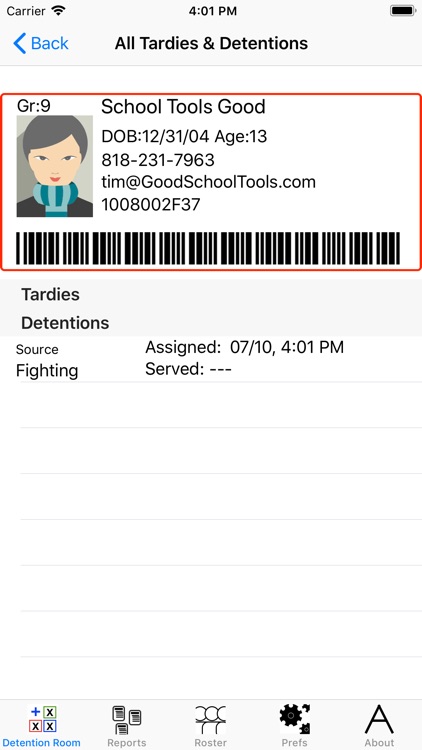 Detention Room For Schools screenshot-3