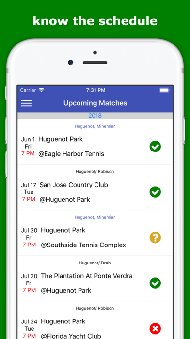 Screenshot #2 pour Tennis Team Connect