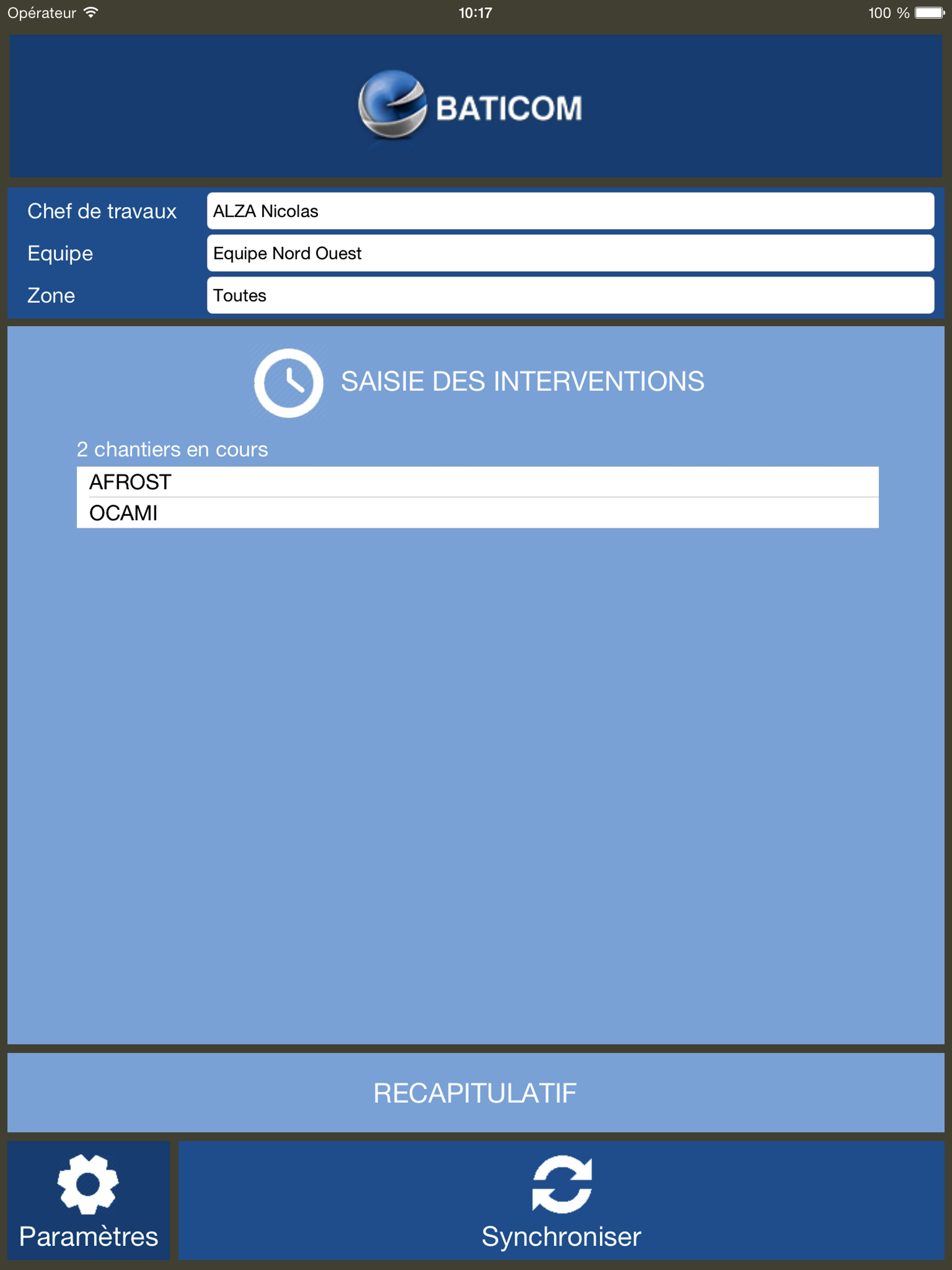 Baticom Suivi de Chantier