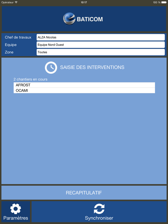 Screenshot #4 pour Baticom Suivi de Chantier